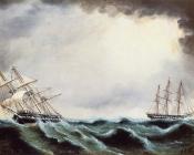 Two Clipper Ships - 詹姆斯·E·巴特斯沃思